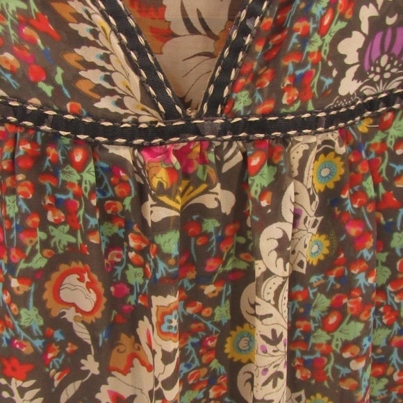MAXRAVE Floral V-Neck Boho Dress M - Picture 6 of 16